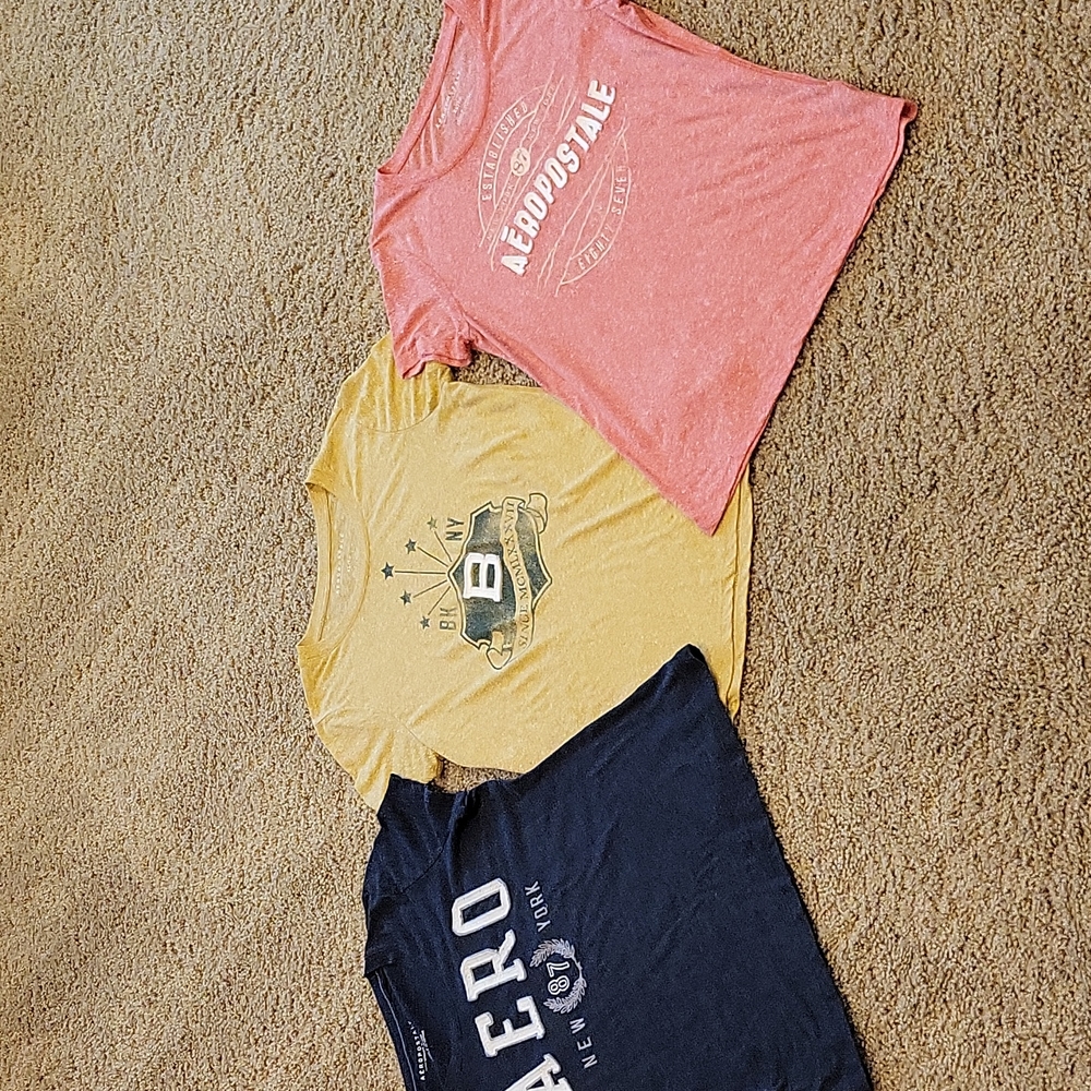 Collection of 3 Aeropostale T-shirts All Size XL